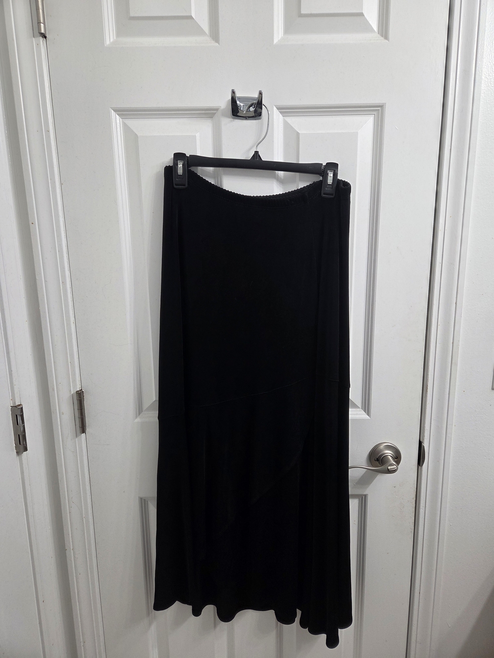 Chicos Travelers Vintage Black Maxi Skirt